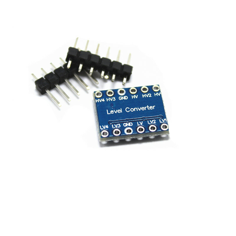 5pcs 5V-3V IIC UART SPI and other 4-way level conversion module 4-way pin row
