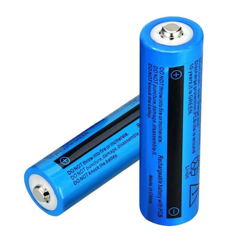 Akumulator litowo-jonowy 18650 bateria 5000AMH 3.7V bluzka z guzikami do latarki LED dropshipping