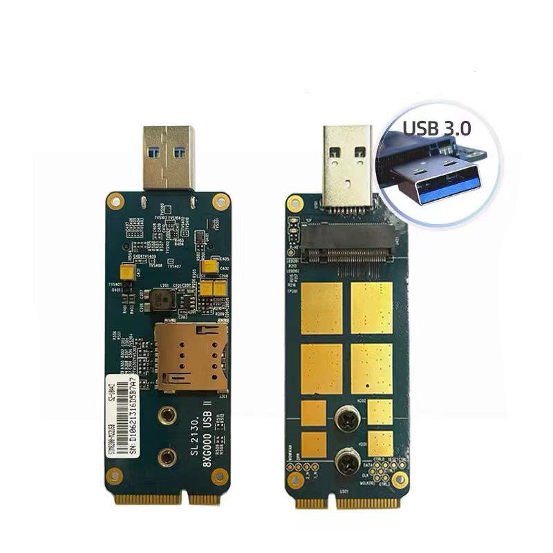 SIMCOM SIM8200-M22 2 إلى MINI PCIE USB3.0 adpter بطاقة المجلس ل SIM8300G SIM8200EA SIM820G SIM8202E SIM7912 SIM7906E SIM7906SA