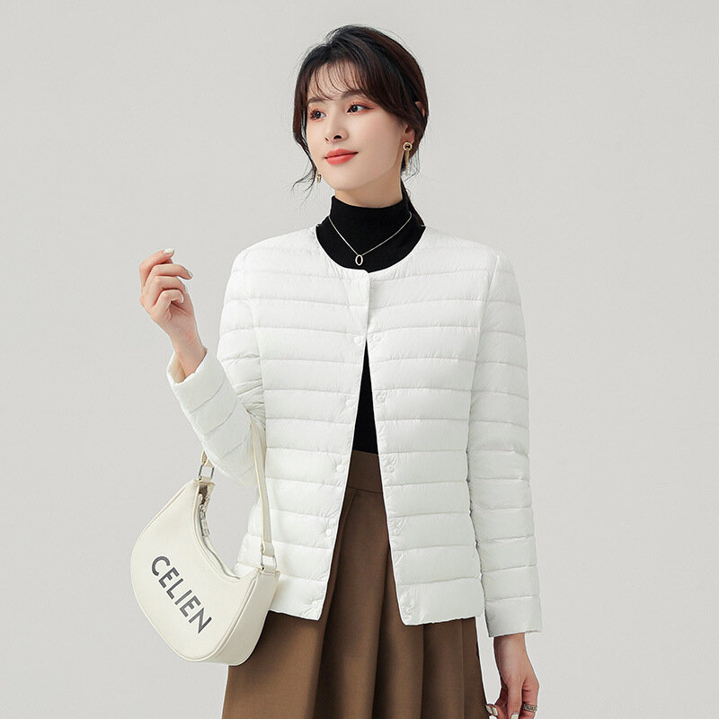 2021 vendita calda donna inverno bianco anatra piumini cappotti moda cappotti Casual da donna di alta qualità