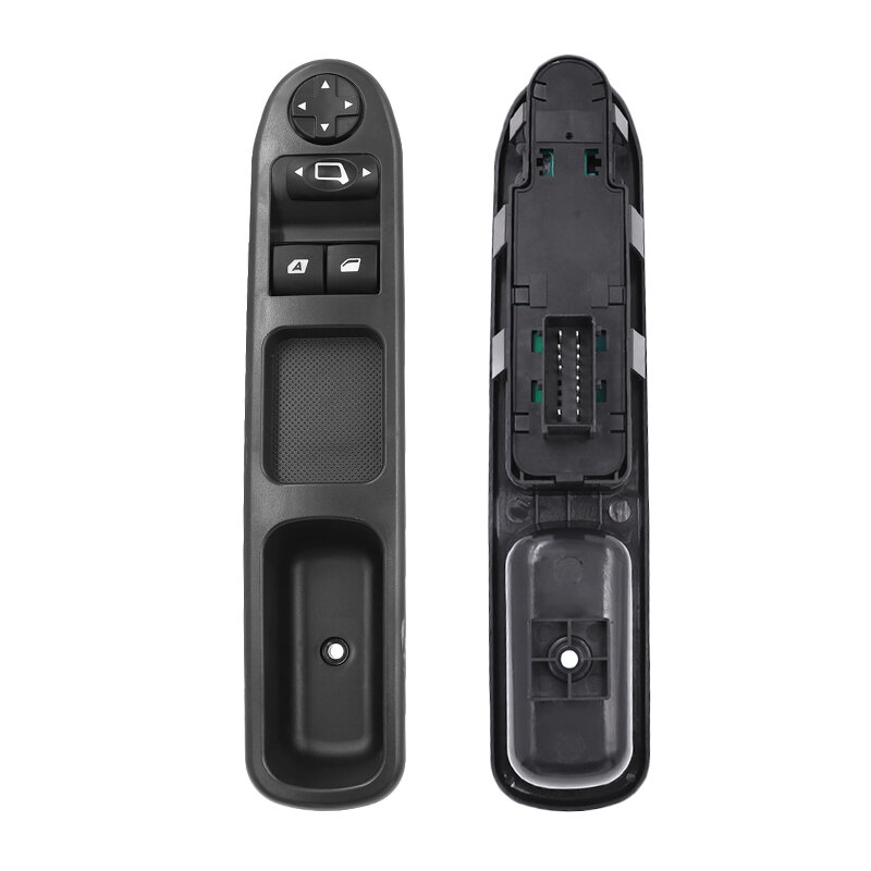Interruptor de Control de ventana eléctrica para coche, accesorio para el lado del conductor y del pasajero, para Peugeot 207, 2007-2015, 6554QC, 6490HQ, 2 piezas