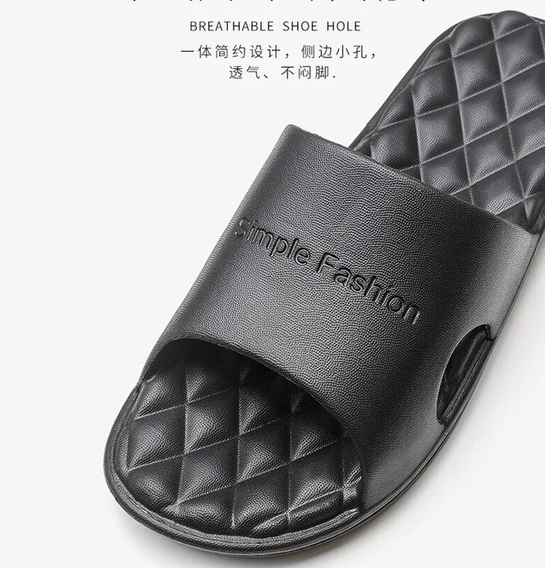 Zapatillas antideslizantes de suela gruesa para mujer, chanclas suaves para el hogar y el baño, novedad de verano, 2020
