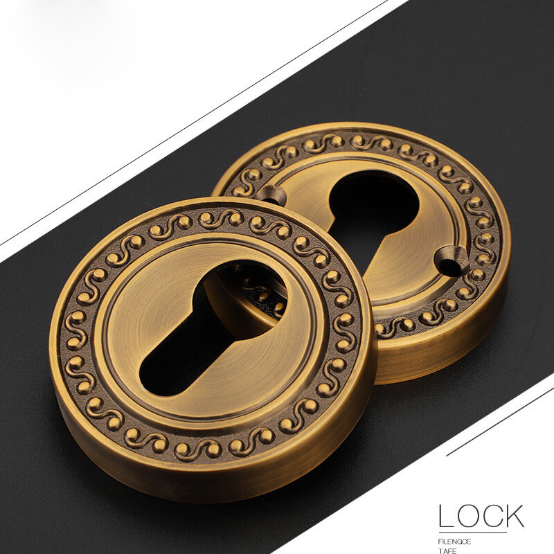 Gaya Eropa Kunci Pintu Kayu Dalam Ruangan Anti-pencurian Kunci Split Magnetik Kunci Kamar Tidur Pegangan Pintu Universal Kunci Keamanan