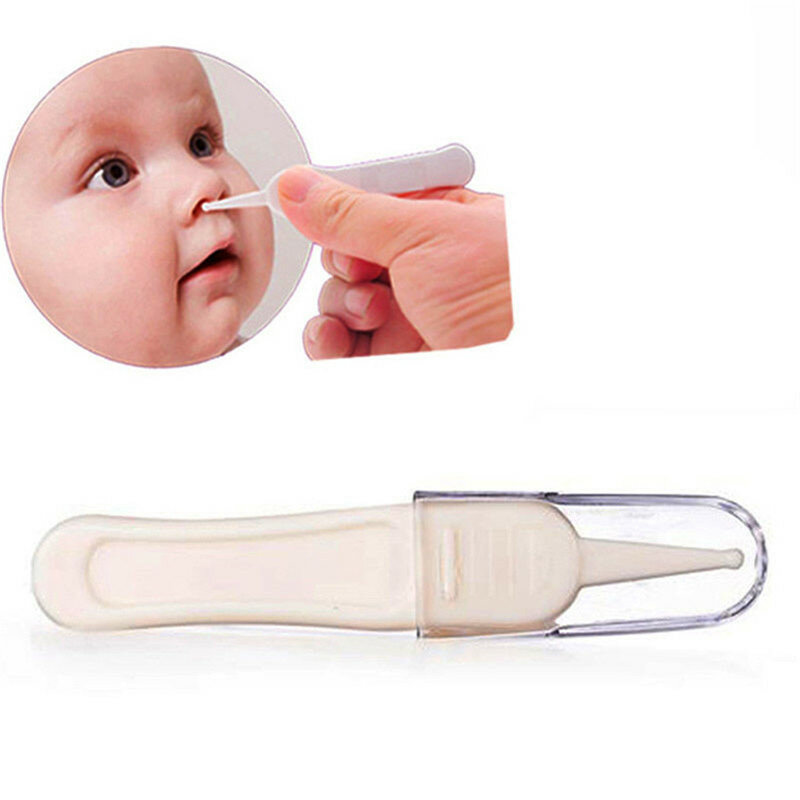 1/2/3/4/5Pcs Baru Bayi Keselamatan Pinset Pinset Plastik Telinga Hidung Bersih Hidung telinga Kotor Perawatan Bayi