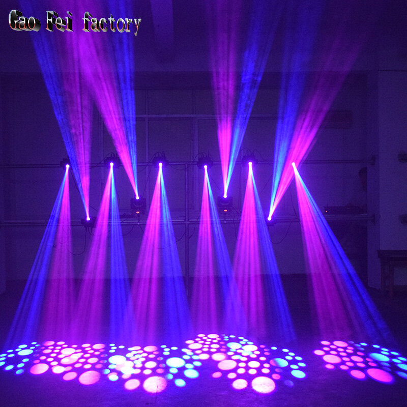 60W Led Gobo Moving Head Lights 8 colori Dmx Led Stage DJ Spot Lighting proiettore per discoteca Club Party Wedding Bar eventi