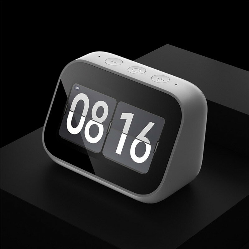 Original Xiaomi AI Face Touch Screen Bluetooth 5.0 Speaker Digital Display Alarm Clock WiFi Smart Connection