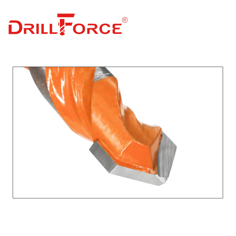 Drillforce 5 Chiếc Khoan Bộ Đa Năng Bê Tông Gạch Gốm Kính Gạch Gỗ Nhựa 6/8/10/12Mm Carbide Đầu Bit