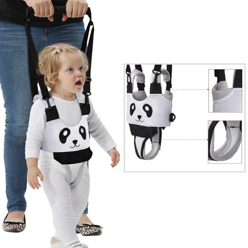 Zwierząt chodzik dla dzieci maluch szelki asystent plecak dzieci dzieci chodzenie nauka pas tkanina siatkowa zdejmowane krocza