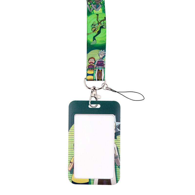 LB2943 correa de cuello con icono de Anime de dibujos animados, cordones para llave, tarjeta de identificación, correa para teléfono celular, soporte para insignia USB, cuerda colgante, llavero, regalo