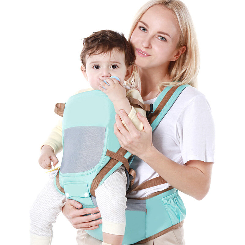 Four Seasons General Baby Carrier Backpack Infant Kids Hipseat Baby Kangaroo Baby Sling Wrap Carrier for Travel 3-30 Months