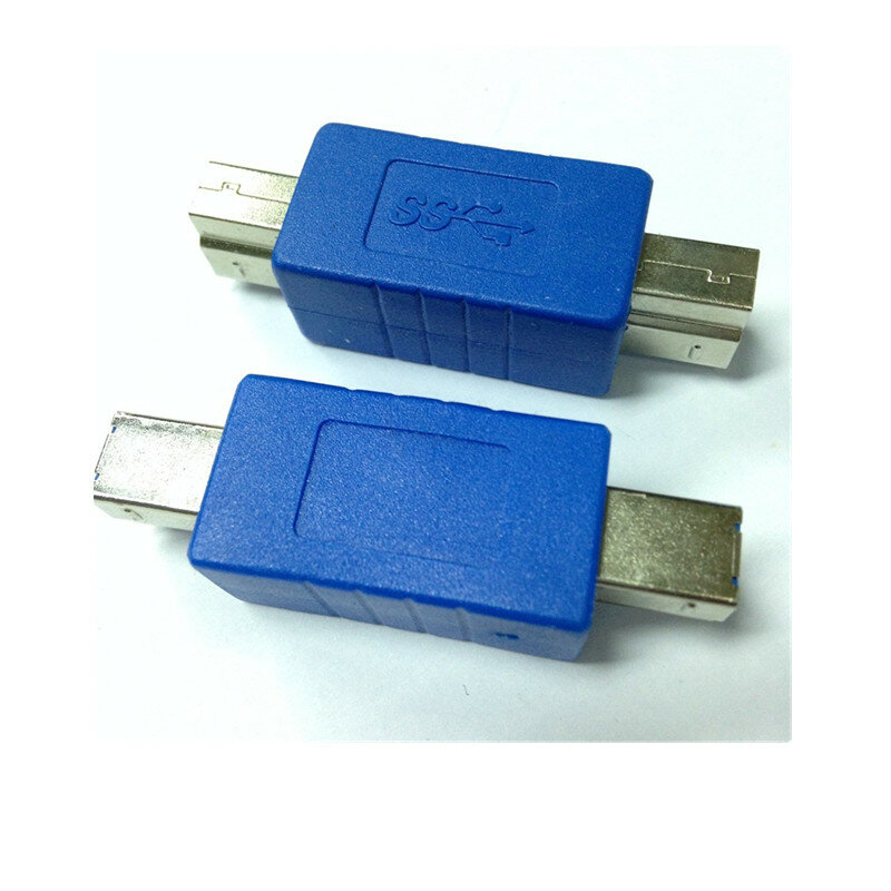 2 Buah Adaptor Adaptor USB 3.0 B Male B, Adaptor USB 3.0 BM * BM