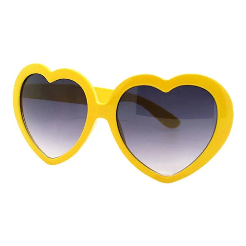 Funny Love Heart Shape damskie okulary przeciwsłoneczne moda letnie okulary przeciwsłoneczne prezent dla mężczyzn okulary