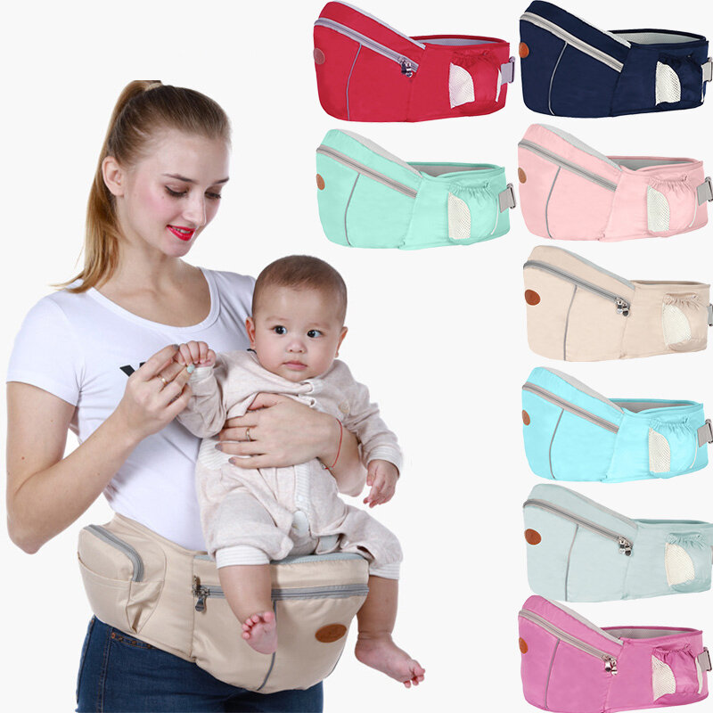 Cinturón de cintura para bebé, portabebés, taburete, andadores, cinturón de cintura, mochila, asiento de cadera infantil, nuevo
