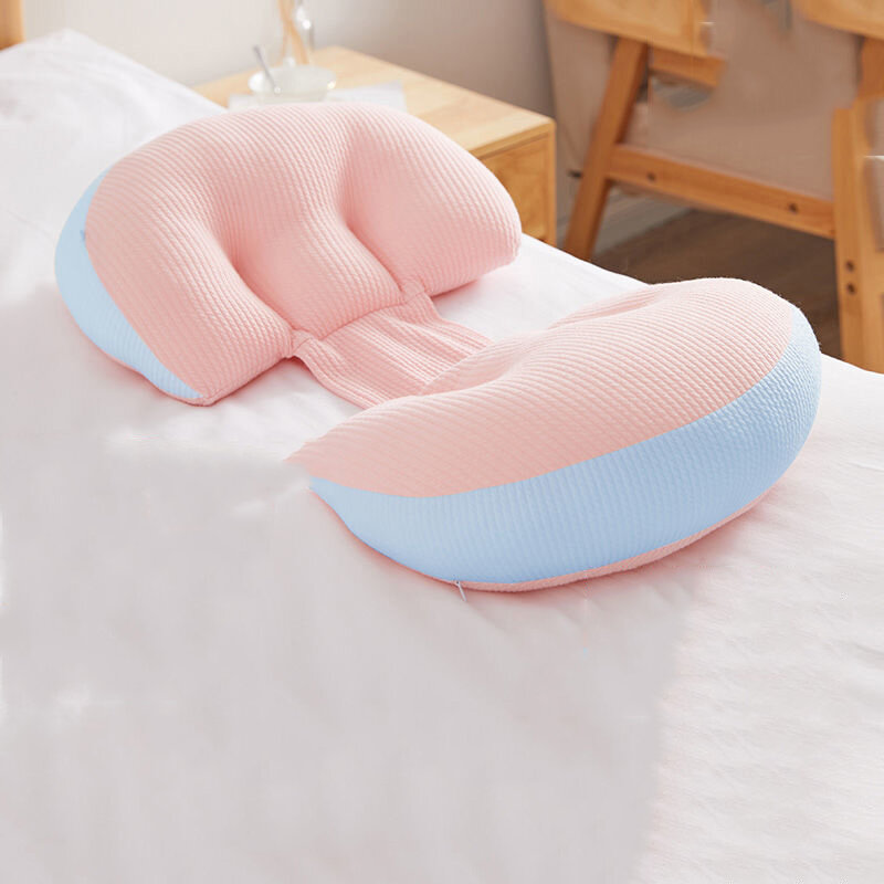 Антибактериальная Подушка для беременных женщин с защитой от клещей, хлопковая Подушка U-образной формы, подушки для сна на боку, удобный продукт для беременных