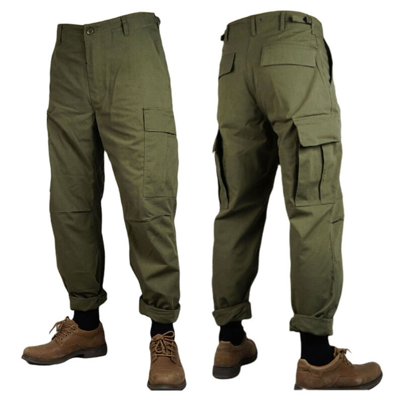 Pantalon TCU de la seconde guerre mondiale, uniforme de parachutiste, vert de l'armée