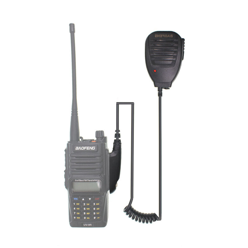 Baofeng-micphone micphone original, rádio portátil, compatível com o modelo baofeng bf-a58 bf-9700 uv-9r