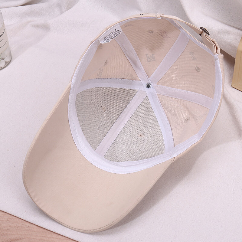 Peaked Cap Ladies Spring and Summer Outdoor Shade Fashion Hat  Korean Version of The Trend of Wild Letters Men's Baseball Caps
