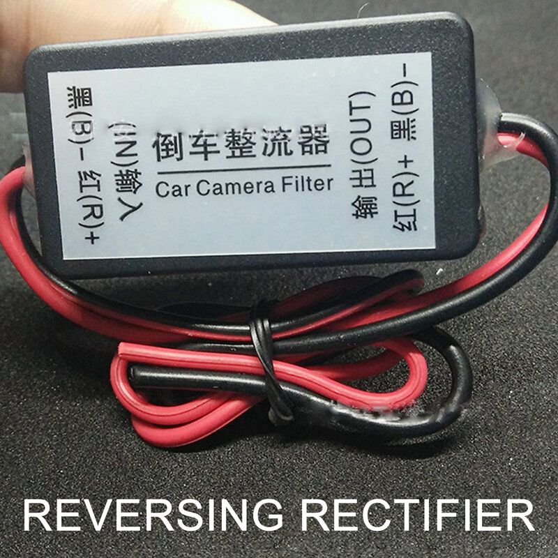 Connettore filtro condensatore relè di potenza cc anti-interferenza 12V filtro telecamera Auto Auto per parcheggio Auto telecamera retromarcia
