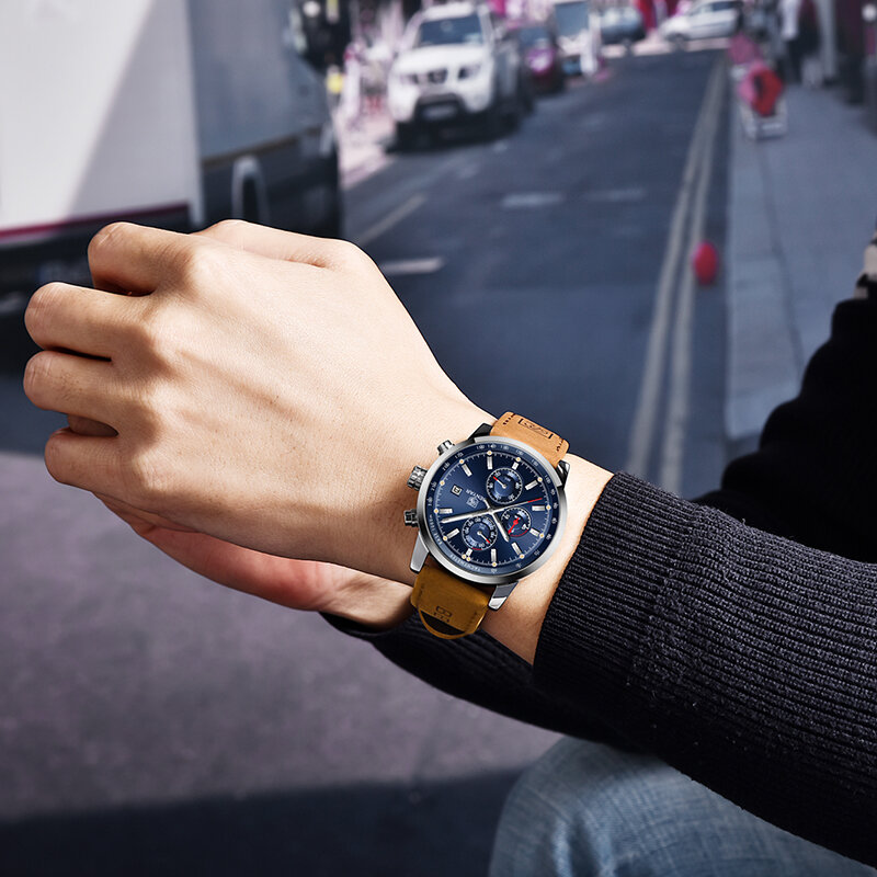 BENYAR 2023 New quartz men's watches Multifunction sport Wristwatch mens top brand luxury watch men military watch Reloj hombres