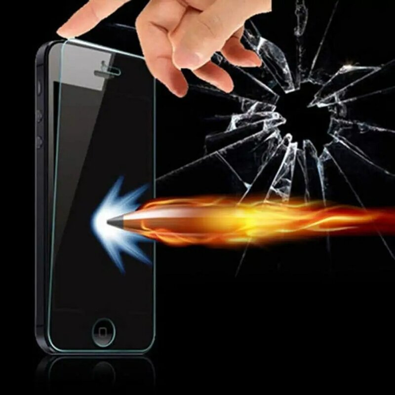Phone Screen Protector Tempered Glass Protective Film Accessories for iPhone 4 5S SE 6S 7 7 Plus