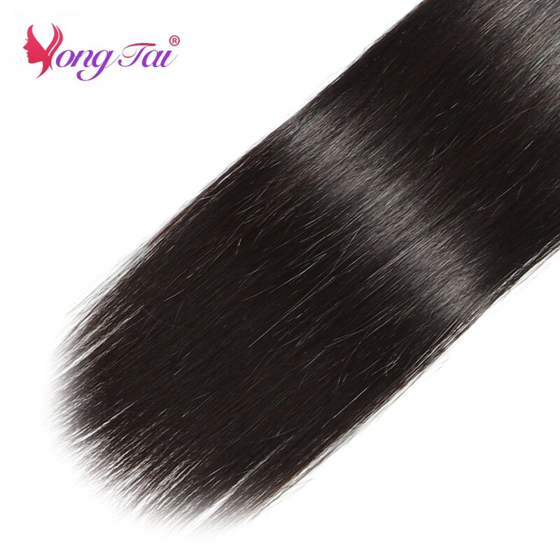 Yuyongtai brasileiro extensões de cabelo humano trama em linha reta feixes de cabelo humano para as mulheres tudo para 1 real e frete grátis a partir de china