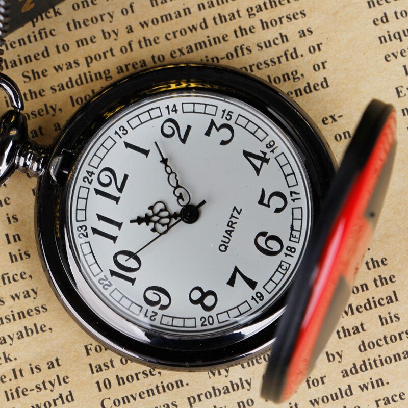 Reloj de bolsillo Steampunk para hombres y mujeres, reloj de bolsillo de cuarzo, cadena antigua