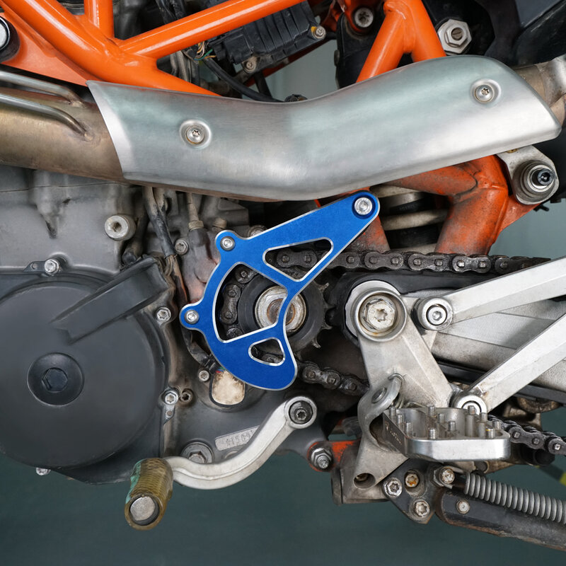 Casing Penutup Sproket Pelindung Rantai Pengaman untuk KTM 690 Enduro R & SMC R 2009-2022 SMC 690 R 2019-2022 Husqvarna 701 Enduro