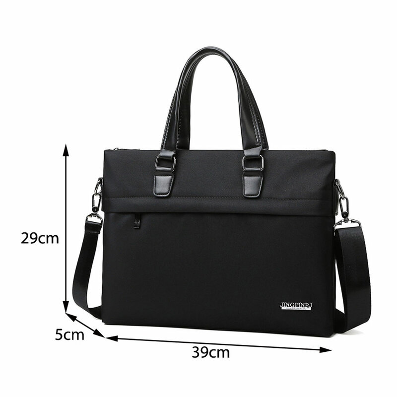 Портфель YIXIAO мужской для ноутбука 14 дюймов, деловая сумка кросс-боди из ткани Оксфорд, Повседневная сумка на плечо, офисный саквояж для путешествий