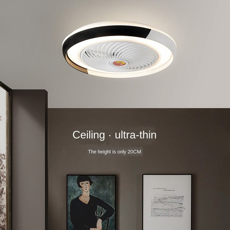 Fashion APP inteligentne wentylatory sufitowe z oświetleniem pilot wentylator światła wentylator lampa air cool dekoracja sypialni nowoczesne 50 cm