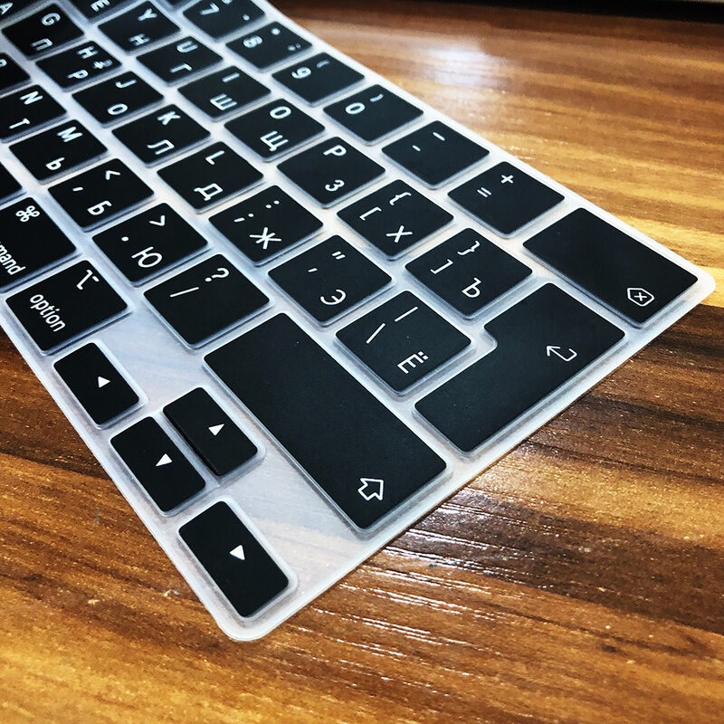 Capa de teclado de silicone para macbook pro 13, película protetora, 13 polegadas, a2289, a2251, a2141, pro 16, 2020