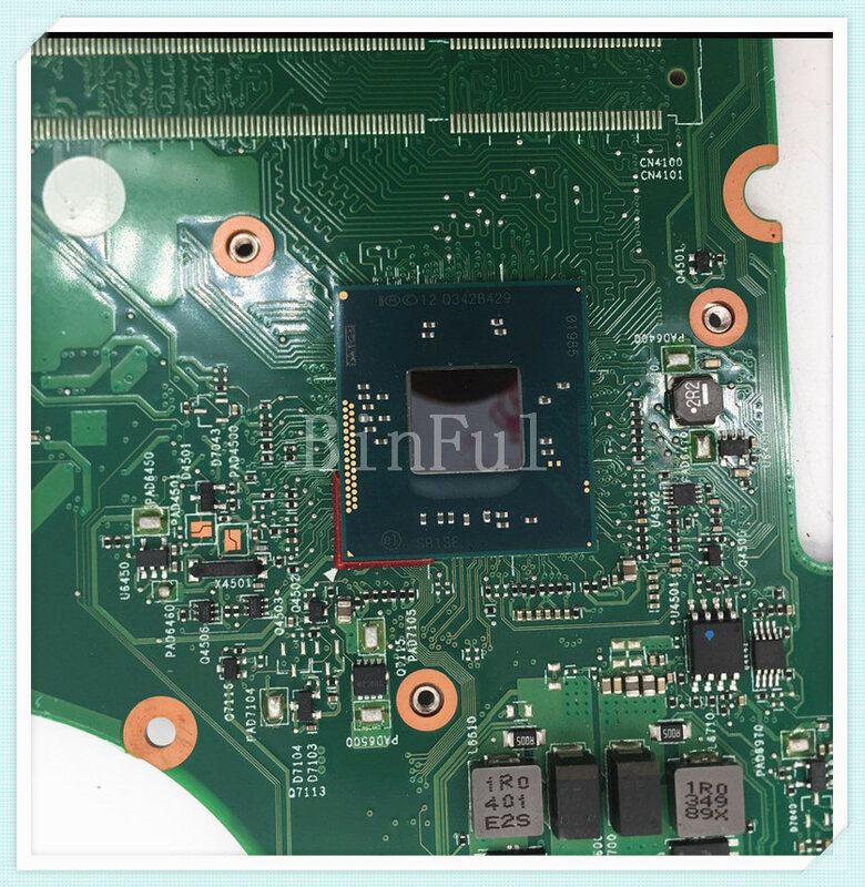 Placa-mãe do portátil de alta qualidade para toshiab c55 C55-A 6050a2623101-mb-a02 com cpu sr1se n3520 v000325180 funcionando bem