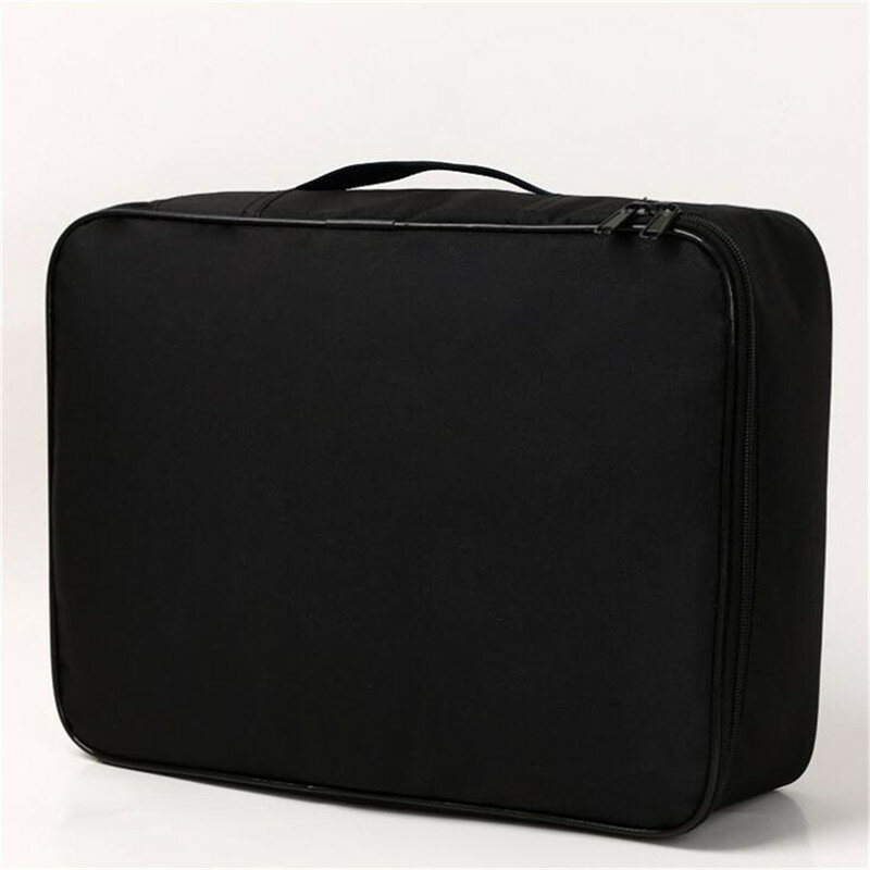Large Capacity Multi-layer Document Tickets Storage Bag Certificate File Organizer Case Home Travel Passport Briefcase