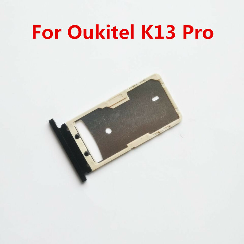 Peça de reposição original para oukitel k13 pro, slot de bandeja para cartão sim
