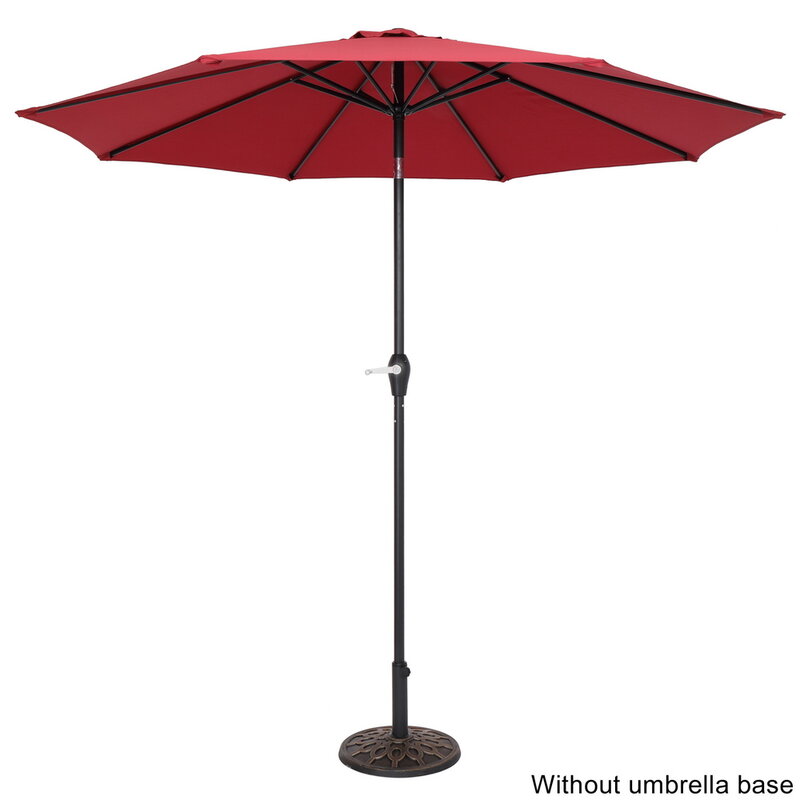 Ombrello centrale a due colori 9FT ombrellone pieghevole impermeabile magazzino usa