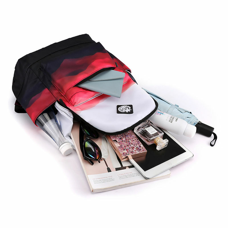 Школьная ранец унисекс, повседневный легкий рюкзак черного и белого цвета для девочек и мальчиков, дизайнерские школьные ранцы для колледжа