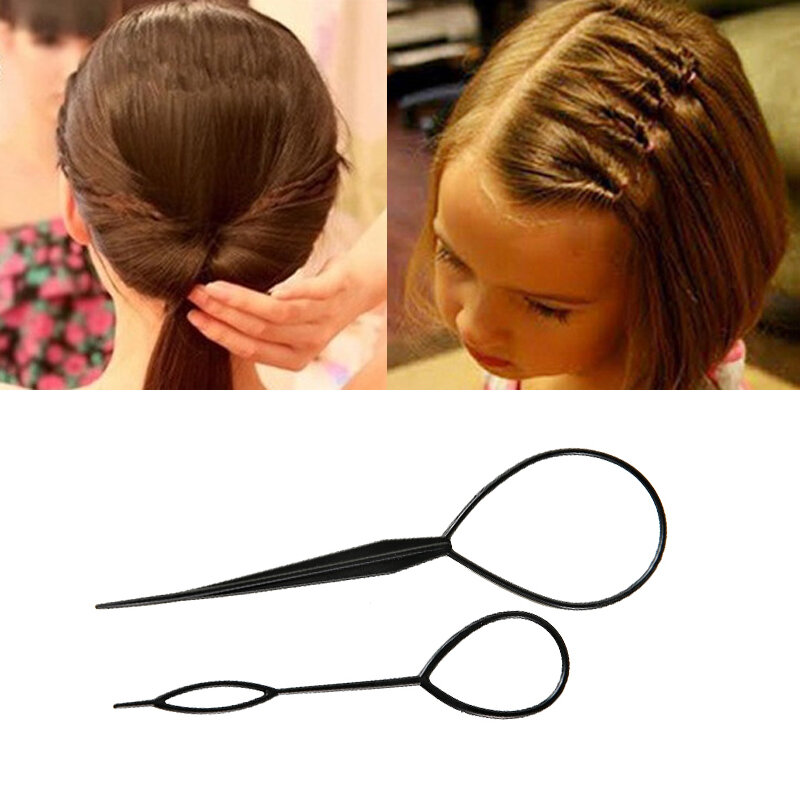 PjNewesting-Herramientas de peinado para mujer y niña, accesorios para el cabello, horquillas de disco, pasadores de tracción, diademas, 2 uds.
