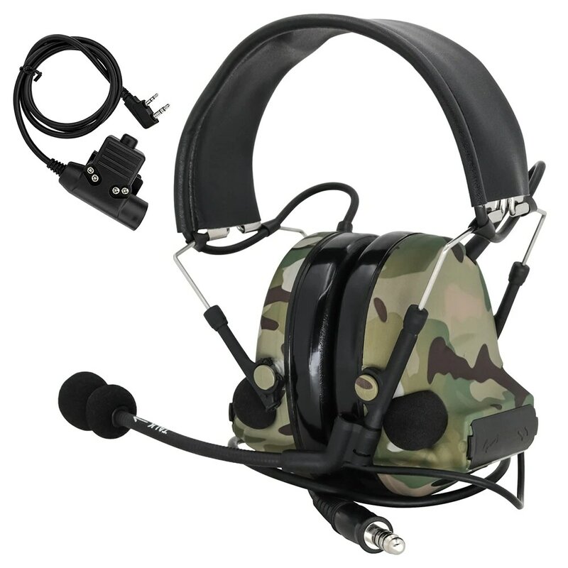 Tactical Airsoft Pickup, redukcja szumów, strzelanie ochrona słuchu słuchawki (MC)