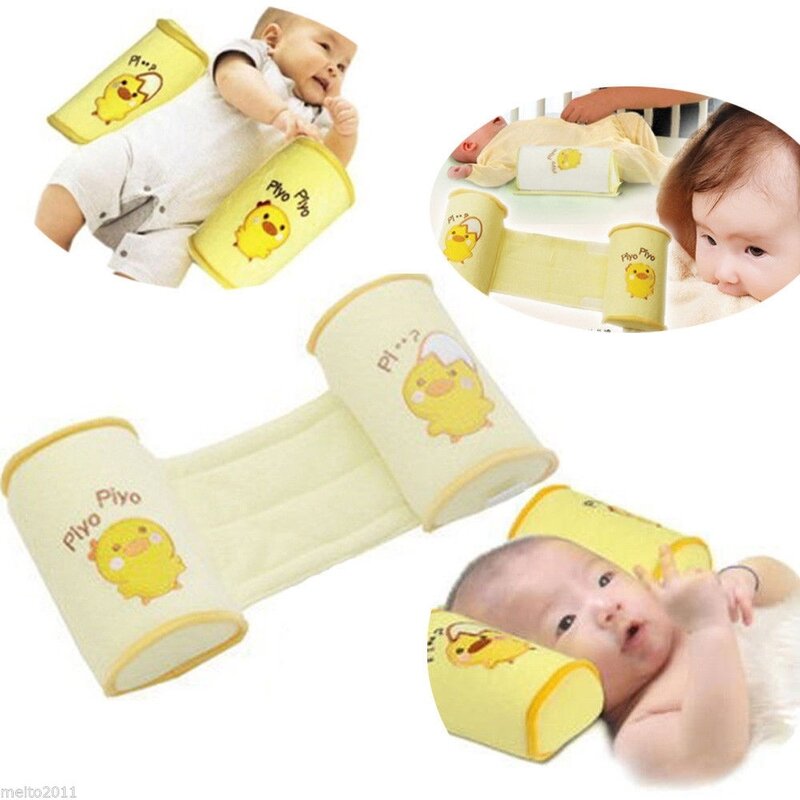 Sleep Home Anti Roll Flat Head Adjustable Safe Bedroom Toddler Infants Cotton Sponge Blend Baby Anti-rollover Pillow Bedding