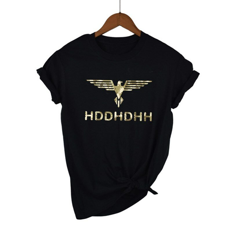 HDDHDHH Damen Print Kurzarm T-shirt Marke Neue Straße Alle-spiel Casual Kurzarm Top