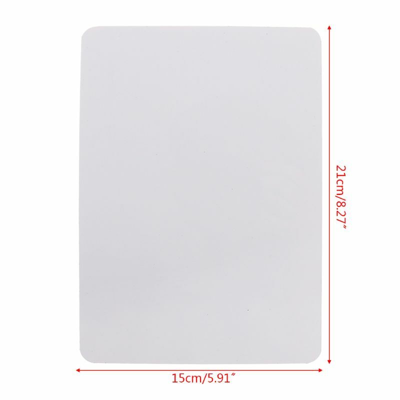 A5 quadro branco magnético geladeira desenho mensagens de gravação placa memo pad 210x150mm