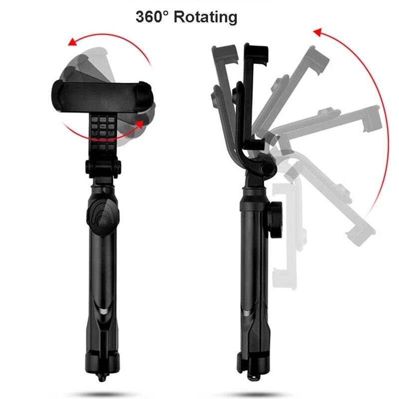 ترايبود المحمولة للهاتف المحمول Selfie عصا مع جهاز التحكم عن بعد تلسكوبي الهاتف بلوتوث عصا لهواوي آيفون أندرويد