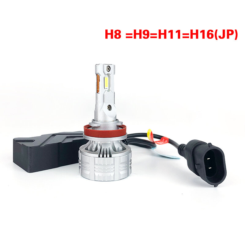 Bombilla LED antiniebla para coche, faro delantero Canbus, F7, 130W, 24000LM, H7, H11, H4, HB3, 9005, HB4, 9012, hir2, H11