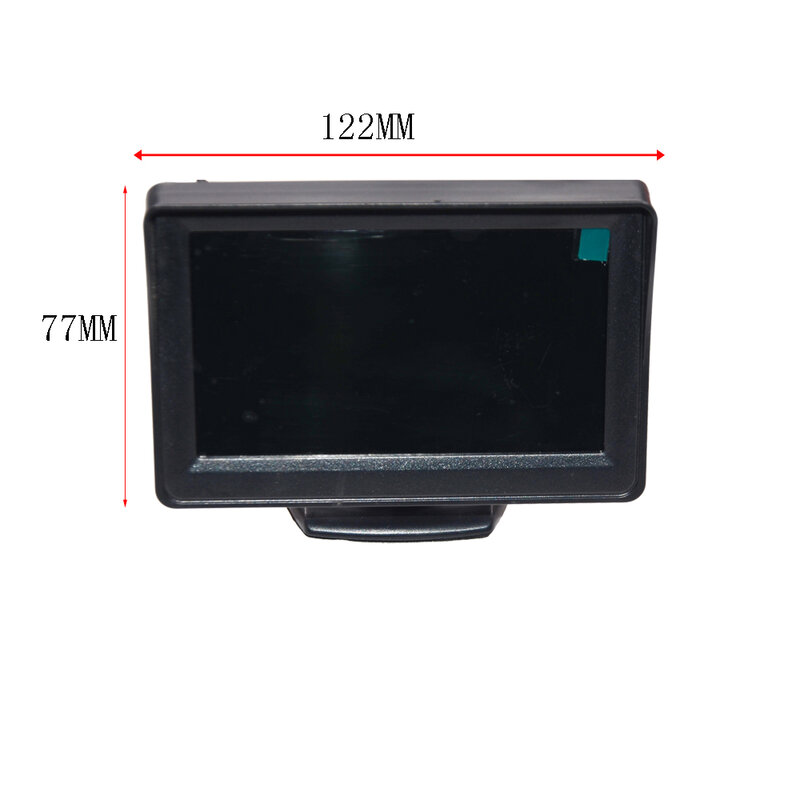 รถด้านหลังดูกล้ององศา 4.3 "สี TFT LCD Monitor + กันน้ำ Night Vision Reversing Backup 2In1 ที่จอดรถ Reve