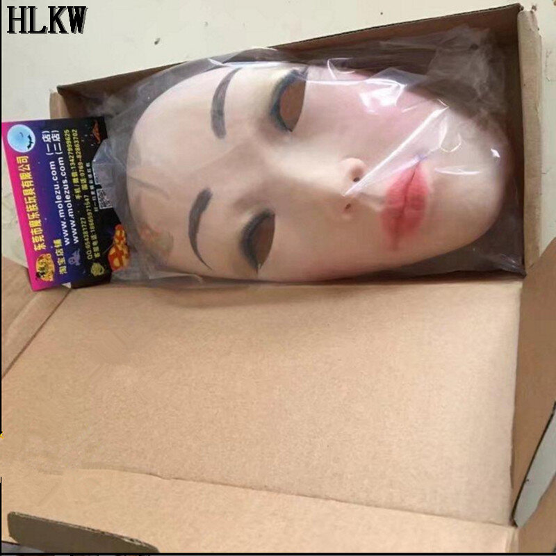 Realistic Sexy Female Mask For Party Cosplay Female Masquerade Party Ball Mask Sexy Girl Crossdress Costume Role Cosplay Mask