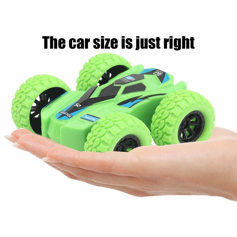 어린이 관성 양면 덤프 트럭, 360 텀블링 회전 장난감 자동차 변형 자동차 어린이 장난감