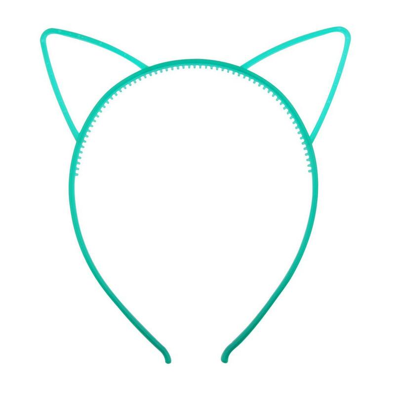 คริสต์มาสแมวหู Headband 6ชิ้นระยิบระยับผมอุปกรณ์เสริม Light UP แมวหูสำหรับผู้หญิงสาวเด็ก fav