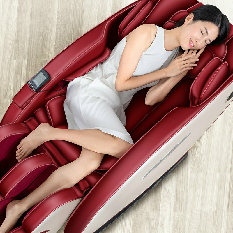 Cadeira de massagem elétrica de corpo inteiro do agregado familiar, sofá lombar cervical multi-funcional das costas com calor incorporado & sistema dos airbags