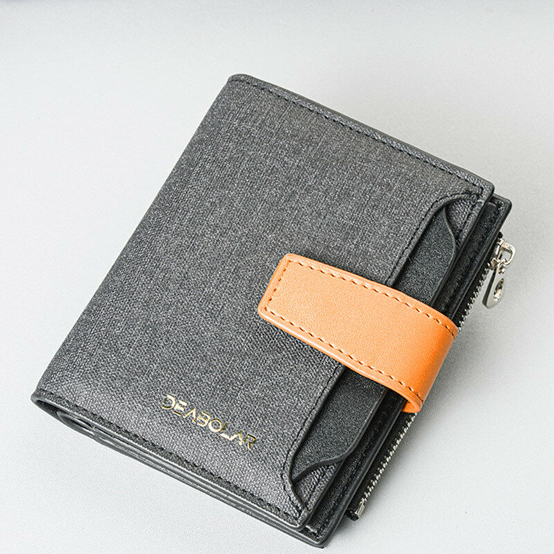 2024 neue Stil Brieftasche Version der ultra dünnen Brieftasche Mode Nähte weiche Leder Brieftasche Münz klammer Brieftasche