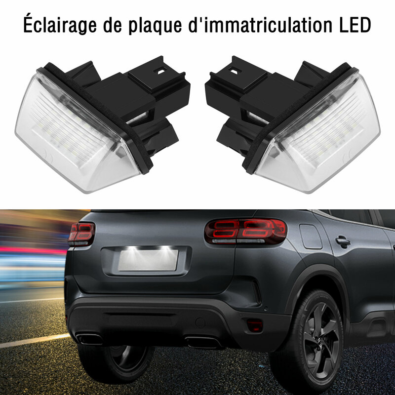 12V LED License Plate Light Auto Car Dome Reading Signal Lamp Headlight Assemblies Spare Part Automobile Vehicle Fittings C5