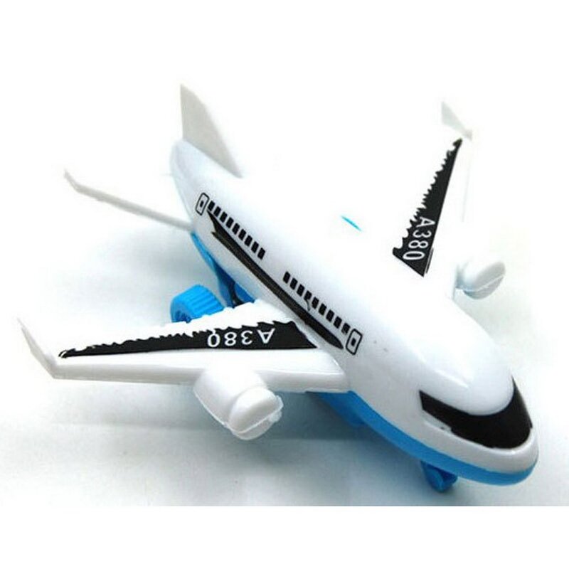Nowy A380 wycofać samolot odporny na spadające zabawki dla niemowląt małe samoloty dla dzieci prezent